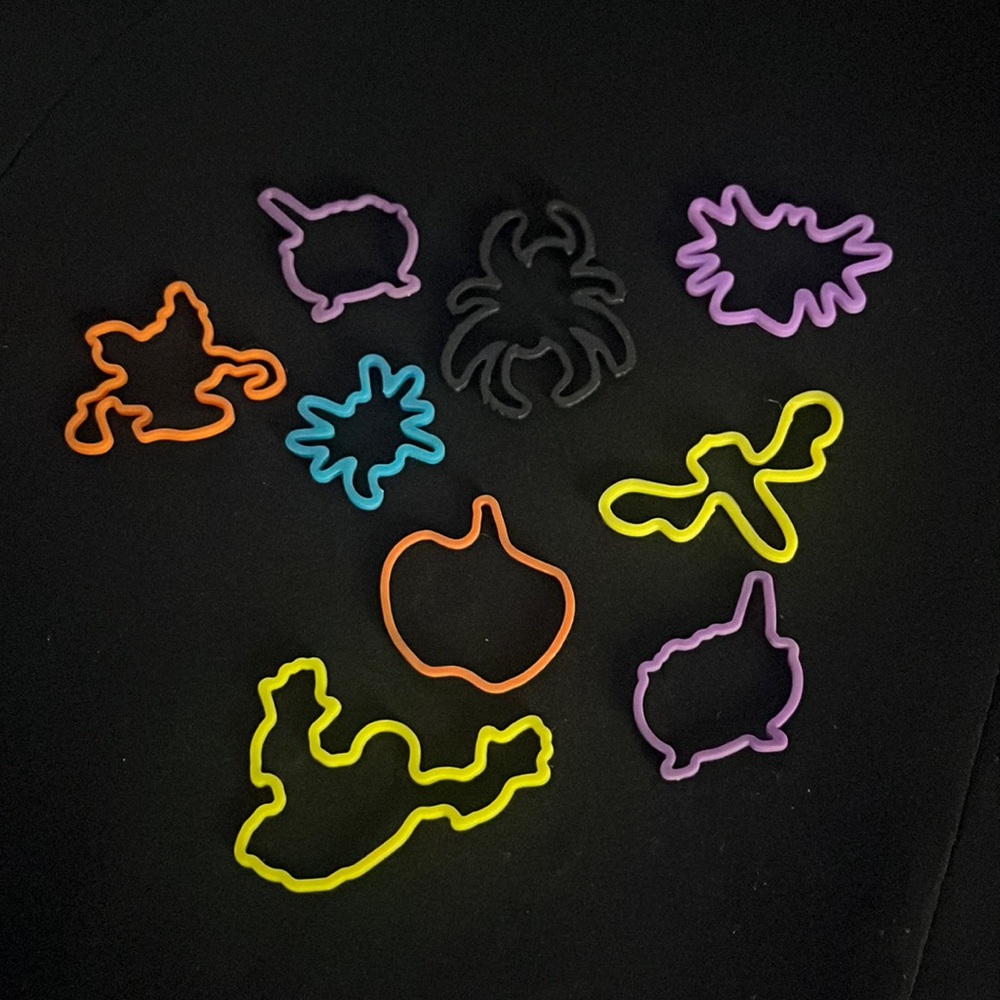 Vintage silly bands-spooky